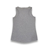 Pivotstar Classic Grey Tank top with racerback design, made from soft, breathable fabric for activewear or casual wear.