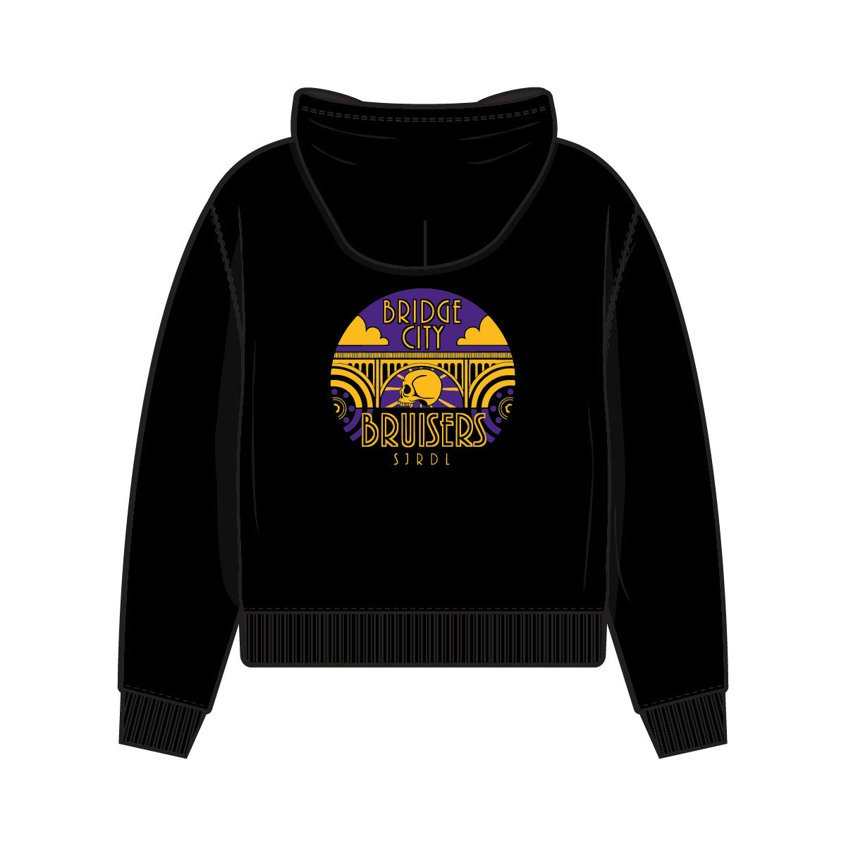 Bridge City Bruisers JR - Roller Derby - Long Sleeve Hoodie