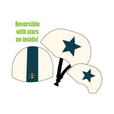 Bombs  - Roller Derby - Helmet Cover Set - Reversible