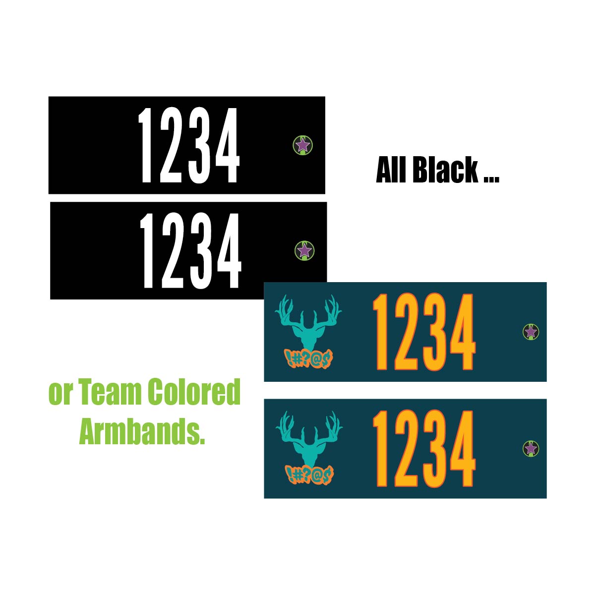 Bombs  - Roller Derby - Armbands