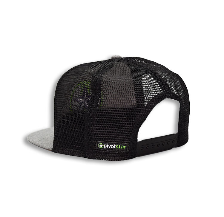 Grey Happy Travels Hat