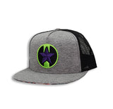 Grey Happy Travels Hat