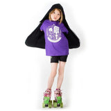JR Crest T-Shirt Purple and White