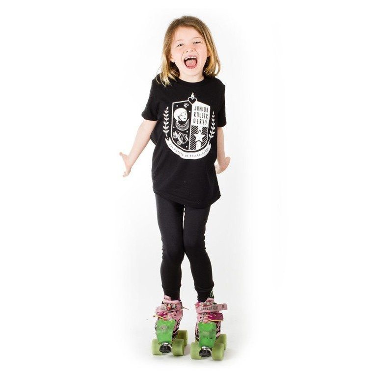 JR Crest T-Shirt Black and White